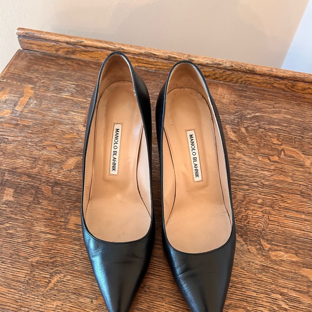 Manolo Blahnik Classic Black Heels